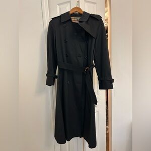 Burberry classic black coat